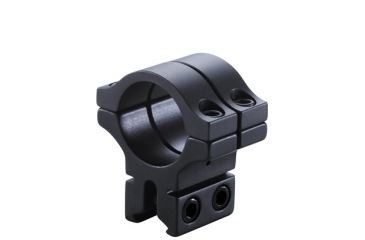 Image of Model 301 1in Long Double Strap Dovetail Ring,Single,Matte Black