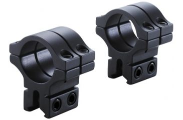 Image of Model 301 1in Long Double Strap Dovetail Rings,Matte Black, EDEMO2