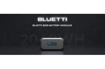 Image of BLUETTI B230 Expansion Battery, 2048Wh, Gray, B230-US-GY-BL-00