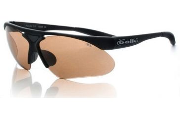 Image of Bolle Vigilante Sunglasses, Matte Black Frame, Polarized Sandstone and TNS Gun Lens, 10047