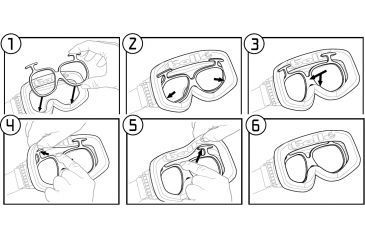 Image of How to Insert Prescription Carrier in Bolle Vigilante Sunglasses