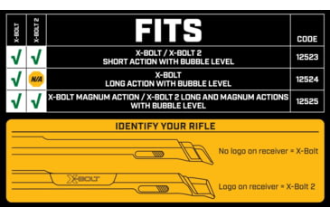 Image of Browning X-Bolt 20 MOA Bubble LVL SA Picatinny Rail, 12523