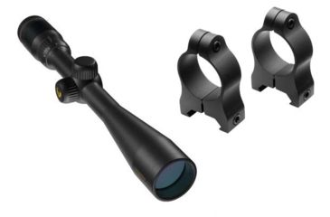Image of Nikon ProStaff 4-12x40mm Rifle Scope, Matte w/Nikoplex Reticle 6728 w/Nikon A-Series Low Aluminum 16166