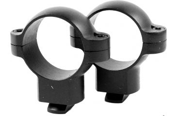 Image of Burris Double Dovetail Solid Steel  Rifle Scope Rings, High, Matte Black 420176