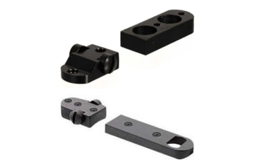 Image of Burris Rifle Scope Trumount Universal TU Two Piece Bases, Black, Nickel
