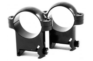 Image of Burris Zee 1in Steel Rifle Scope Rings,High, Black Gloss 420082