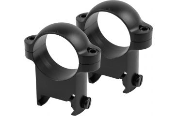Image of Burris Zee 1in Steel Rifle Scope Rings  - High, Black Matte, 420087