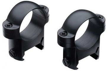 Image of Burris Zee 1in Steel Rifle Scope Rings  - Medium, Black Gloss, 420081