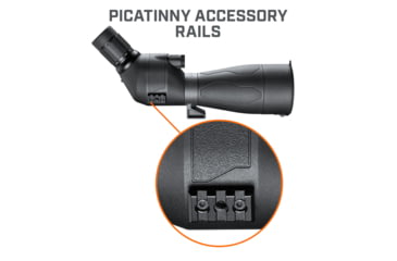 Image of Bushnell Engage DX Spotting Scope, EXO, FMC, IPX7, Black, SENDX2680A