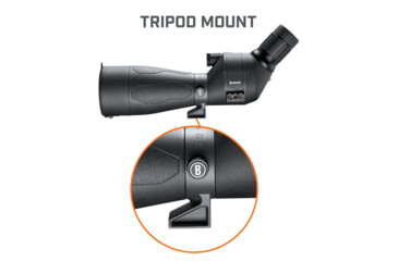 Image of Bushnell Engage DX Spotting Scope, EXO, FMC, IPX7, Black, SENDX2680A