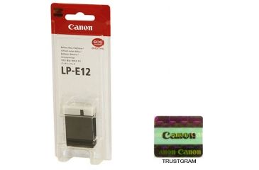 Image of Canon Stand Alone Lithium Battery Pack LP-E12 for EOS Rebel SL1 / EOS M 6760B002