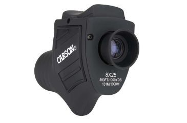 Image of Carson Bandit 8x25mm Porro Prism Monocular, Black w/ One Touch Focus Lever BA-825