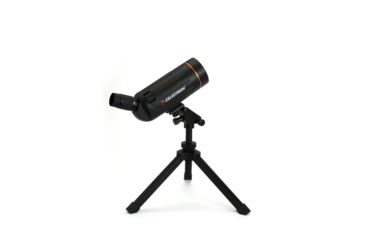 Image of Celestron C70 Mini Mak 25-75x Zoom Angled Spotting Scope, Black w/ Table Tripod 52238