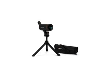 Image of Celestron C70 Mini Mak 25-75x Zoom Angled Spotting Scope, Black w/ Table Tripod 52238