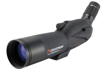 Image of Celestron Ultima 65ED 45 Degree Angled Spotting Scope with 16-48x Zoom Eyepiece, Extra Low Dispersion Glass (ED) 52247