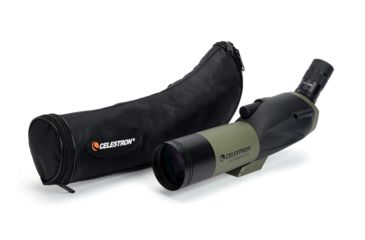 Image of Celestron Ultima 65 Angled Spotting Scope, 18-55x65mm, 45 Degree w/ Smartphone Adapter 52348