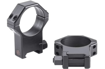 Image of Riton by Contessa 34mm Hardened Steel Picatinny Rifle Scope Rings, 19mm height, Black, NSN #, XRC3419S23
