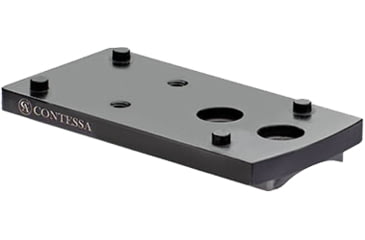 Image of Contessa Fixed Bases for 12mm x 60 Rails, Black, For Leica, Doctor, Benelli, Argo And Browning Bar, LTBFX