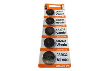 Image of Crimson Trace CR2032 Battery, Pack of 5, Black, CMT261012