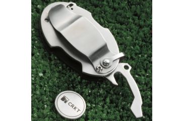 Image of CRKT Gekkota Golf Divot Tool w/ Divot Fork, Screwdriver, Bottle Opener, Ball Marker 5310