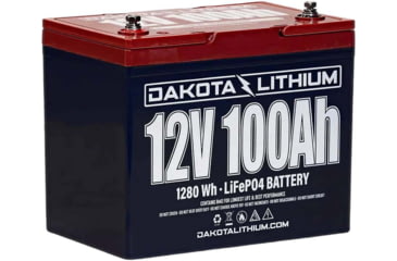 Image of Dakota Lithium 12V 100Ah Deep Cycle Lifepo4 Battery, PID12V100AH