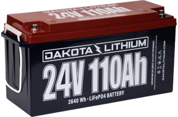 Image of Dakota Lithium 24V 110Ah Deep Cycle Lifepo4 Single Battery, PID24V110Ah