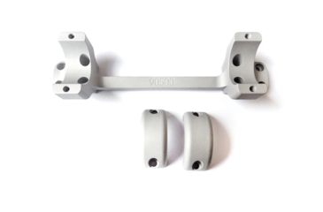 Image of DNZ Products Game Reaper Scope Mount - Browning A Bolt Super Short Action, High Ring, 1 in Tube, Silver, 65500
