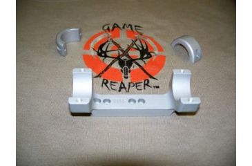 Image of DNZ Products Game Reaper Scope Mount - Weatherby Mark V, Low Ring, 1 in Tube, Silver, 10400s