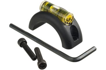 Image of DNZ Products Freedom Reaper Ring w/ Level Added, 2 Screws per Ring, 1 inch, Black, 1RLEV