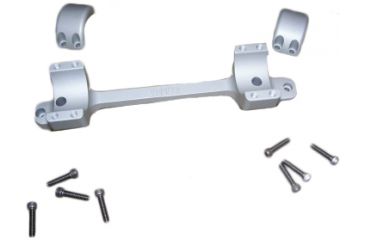 Image of DNZ Products Game Reaper Scope Mount, Winchester Model 70 Long Action, 1 in Tube, Medium Ring, 0 MOA, Silver, 18600TS