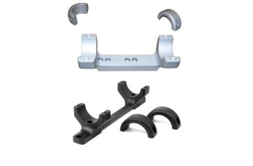 Image of DNZ Savage All Round Receiver Short Action 30mm Scope Tube, Black, Silver