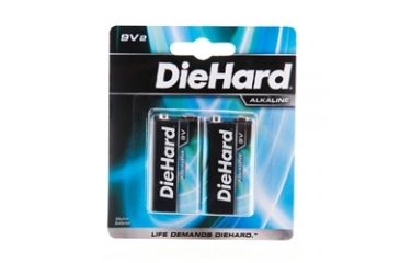Image of Dorcy Diehard Alkaline Batteries 2-9V Batteries Carded 41-1151