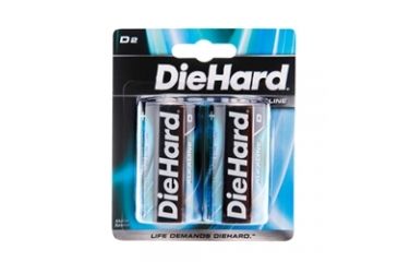 Image of Dorcy Diehard Alkaline Batteries 2D Batteries Carded 41-1140