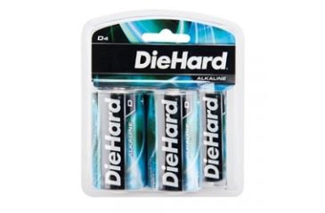 Image of Dorcy Diehard Alkaline Batteries 4D Batteries Carded 41-1141