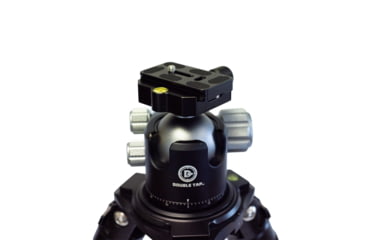 Image of Double Tap Industries Stronghold Carbon Fiber Shooting Tripod w/Ball Head, Black, TRI-CF-002BH