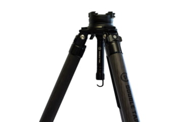 Image of Double Tap Industries Stronghold Carbon Fiber Shooting Tripod w/Leveling Head, Black, TRI-CF-002L