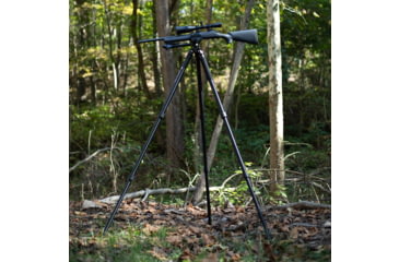 Image of Double Tap Industries Stronghold Lite Aluminum Tripod w/Fixed Saddle Clamp, Black, 36mm, TRI-A-001F