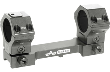 Image of EAW EAW Adjustable 0-40 MOA Scope Mount, Diameter 36mm, Height 22mm, Screw, Black, Small, 482033622021