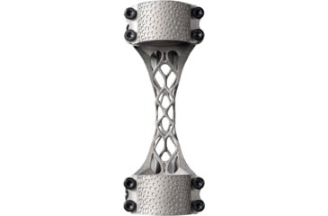 Image of EAW EAW Bionic 3D Printed Titanium Scope Mount w/Lever, Diameter 30mm, Height 18mm, Silver/Grey, Small, 481353018021