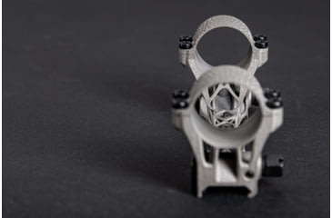 Image of EAW EAW Bionic 3D Printed Titanium Scope Mount w/Lever, Diameter 30mm, Height 18mm, Silver/Grey, Small, 481353018021