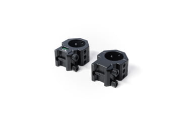 Image of EAW German Tactical Mount Pair Of Fixed Rings, Tube Diameter 30mm, Height 20mm, Screw, Black, 61002