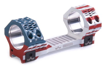 Image of EAW EAW Ultralight 3D Printed Scope Mount w/Screw, Diameter 30mm, Height 18mm, Screw, Red/White/Blue, Small, 48920301802101