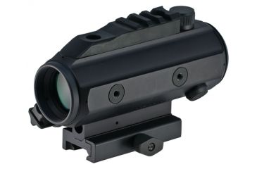 Image of Elcan Specter Combat Optical System 3x Illuminated Crosshair Reticle With Rapid Aiming Feature And Range Finder Black Anodized Finish