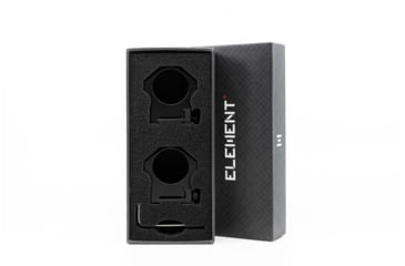 Image of Element Optics Accu-Lite Medium Rings, 30mm, Black, ELE54001