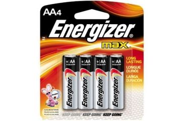 Image of Energizer Max Alkaline AA Batteries 1.5 Volt, 4 Pack, E91BP-4