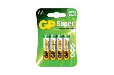 Image of GP AA Super alkaline battery, 2pk carded