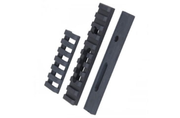 Image of ERGO 10-Slot Aluminum Rail Mounting Platform w/ Radiused Adapter Base, Black, 4755