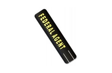 Image of Ergo Grip Graphic Full Rail Cover 2pc. Set-Federal Agent 4340-FED