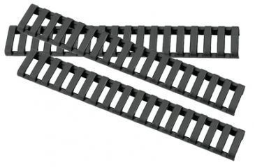 Image of ERGO Grips 18-Slot Ladder LowPro Rail Cover, 3Pk, Black
