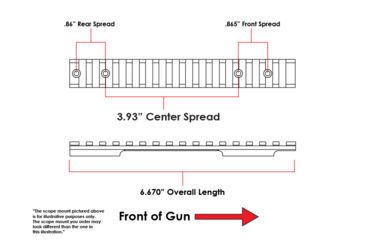 Image of Evolution Gun Works HD Savage Round Back Short Action Picatinny Rail Scope Mount 40 MOA, 6.670 in, Aluminum, Matte Black, 80304
